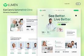 Lumen – Eye Care & Optometrist Clinic Elementor Template Kit