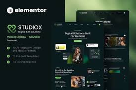 Studiox – Modern Digital & IT Solution Elementor Template Kit