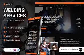 Benakno – Welding Services Elementor Template Kit