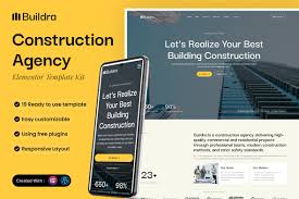 Buildra – Construction Agency Elementor Template Kit