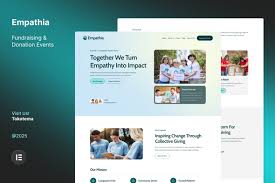Empathia – Fundraising & Donation Events Website Elementor Template Kit
