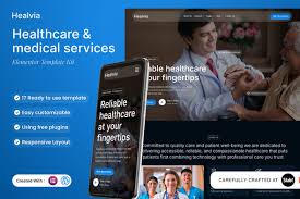 Healvia – Healthcare & Medical Services Elementor Template Kit