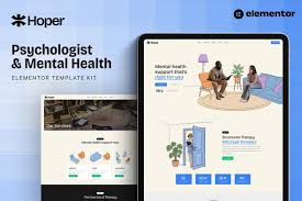 Hoper – Psychologist & Mental Health Elementor Template Kit