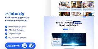 Inboxly – Email Marketing Services Elementor Template Kit