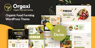 Orgaxi – Organic food and farm WordPress Theme