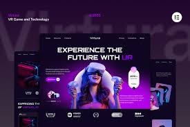 Virtura – VR Game and Technology Website Elementor Template Kits